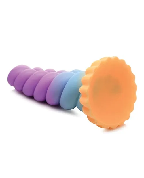 XR Brands Dildos Creature Cocks Unicorn Silicone Dildo Multi Color