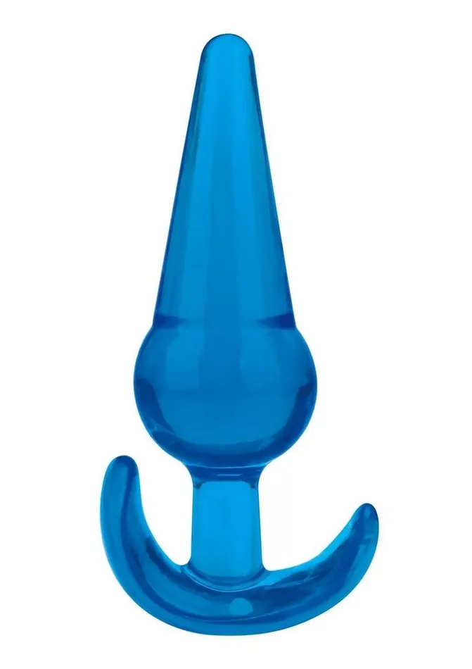 Anal Blue Line CandB Gear Blue Line Medium Tapered Butt Plug