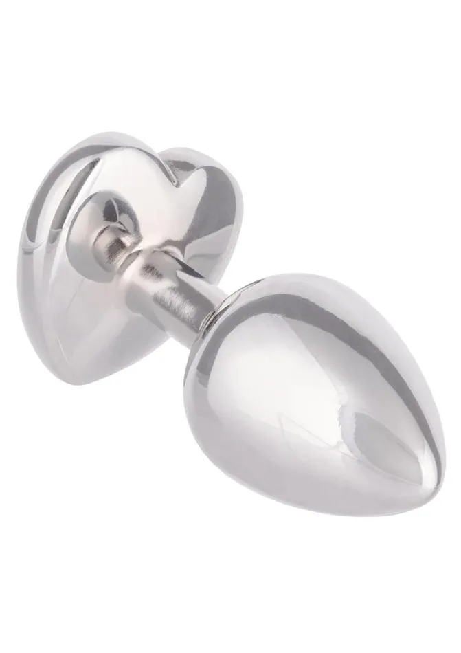 Anal Jewel Jewel Ruby Heart Aluminum Anal Plug