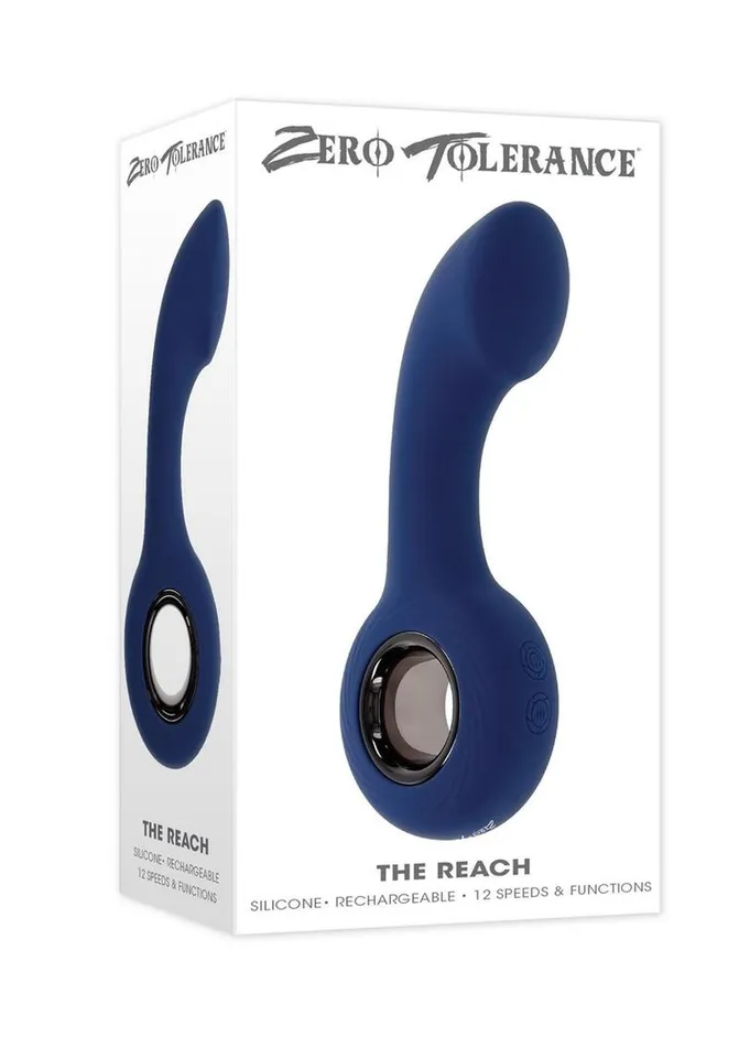 Anal Zero Tolerance Zero Tolerance Reach Rechargeable Silicone Anal Plug