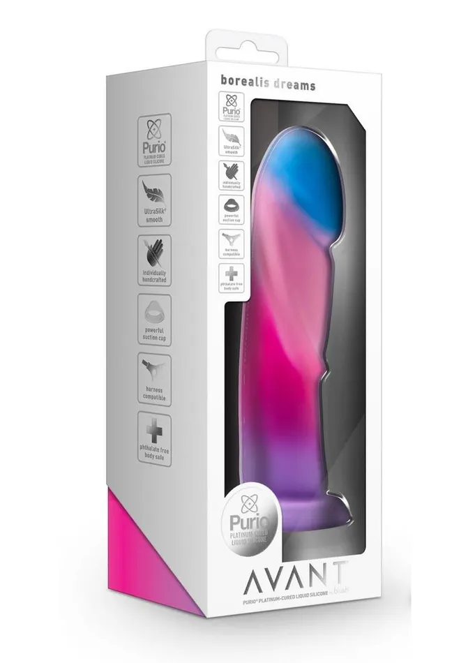 Avant Avant Borealis Dreams Silicone Dildo Cotton Candy Dildos