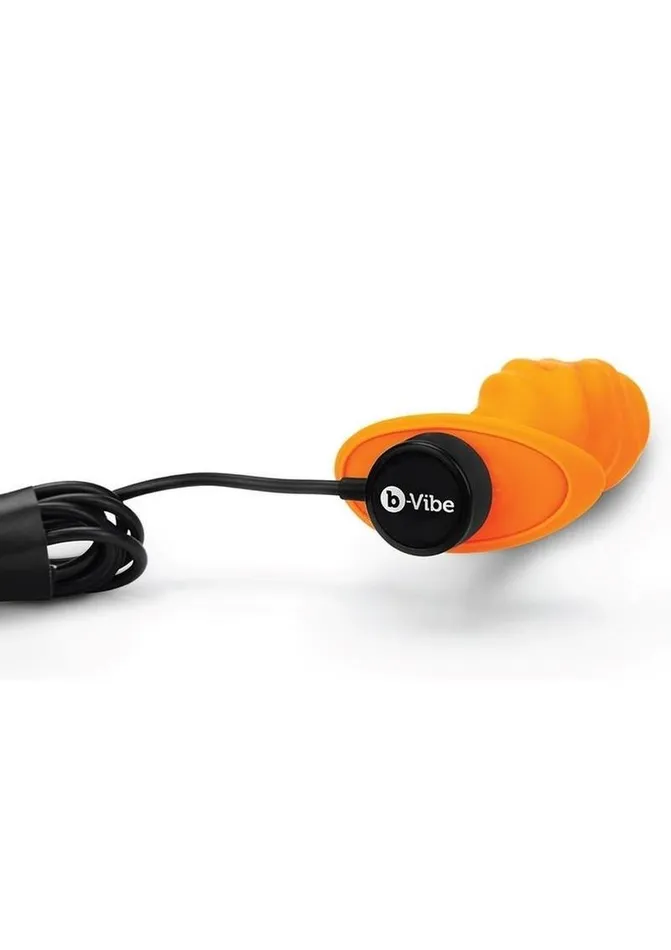 bVibe BVibe Swirl Textured Rechargeable Silicone Anal Plug Male Sex Toys bVibe BVibe Swirl Textured Rechargeable Silicone Anal Plug Male Sex Toys