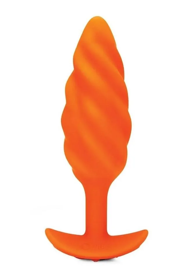 bVibe BVibe Swirl Textured Rechargeable Silicone Anal Plug Male Sex Toys bVibe BVibe Swirl Textured Rechargeable Silicone Anal Plug Male Sex Toys