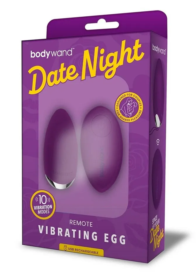 Bodywand Female Sex Toys Bodywand Date Night Rechargeable Silicone Egg Vibrator with Remote Control Bodywand Female Sex Toys Bodywand Date Night Rechargeable Silicone Egg Vibrator with Remote Control