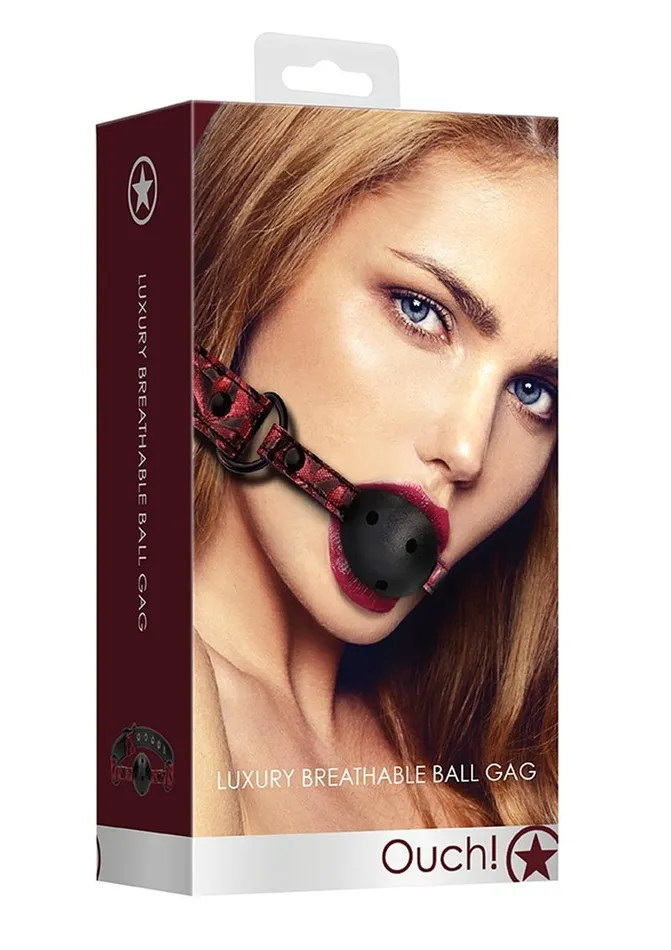 Couples Ouch Luxury Breathable Luxury Ball Gag Ouch