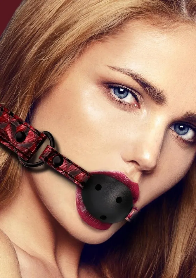 Couples Ouch Luxury Breathable Luxury Ball Gag Ouch