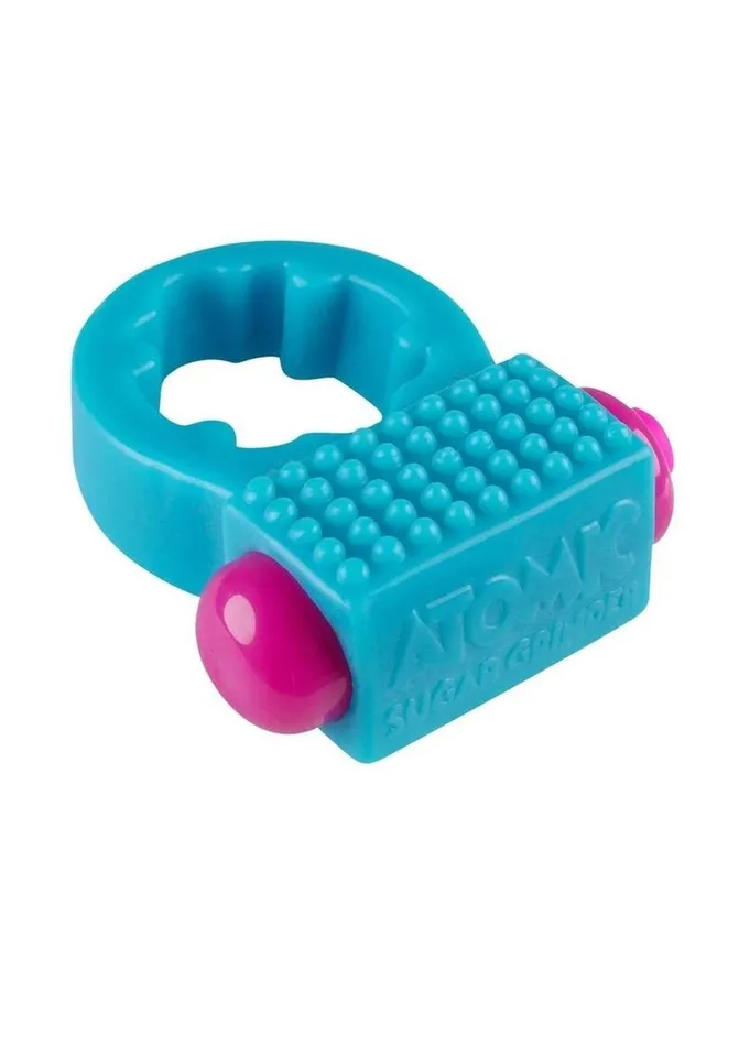 Couples Rock Candy Sugar Grinder Vibrating Cock Ring Rock Candy Toys