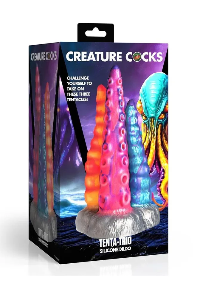 Creature Cocks Dildos Creature Cocks Tenta Trio Silicone Dildo