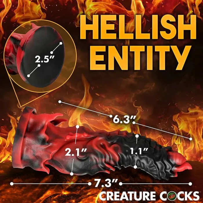 Dildos Creature Cocks Mephisto Silicone Dildo XR LLC Dildos Creature Cocks Mephisto Silicone Dildo XR LLC