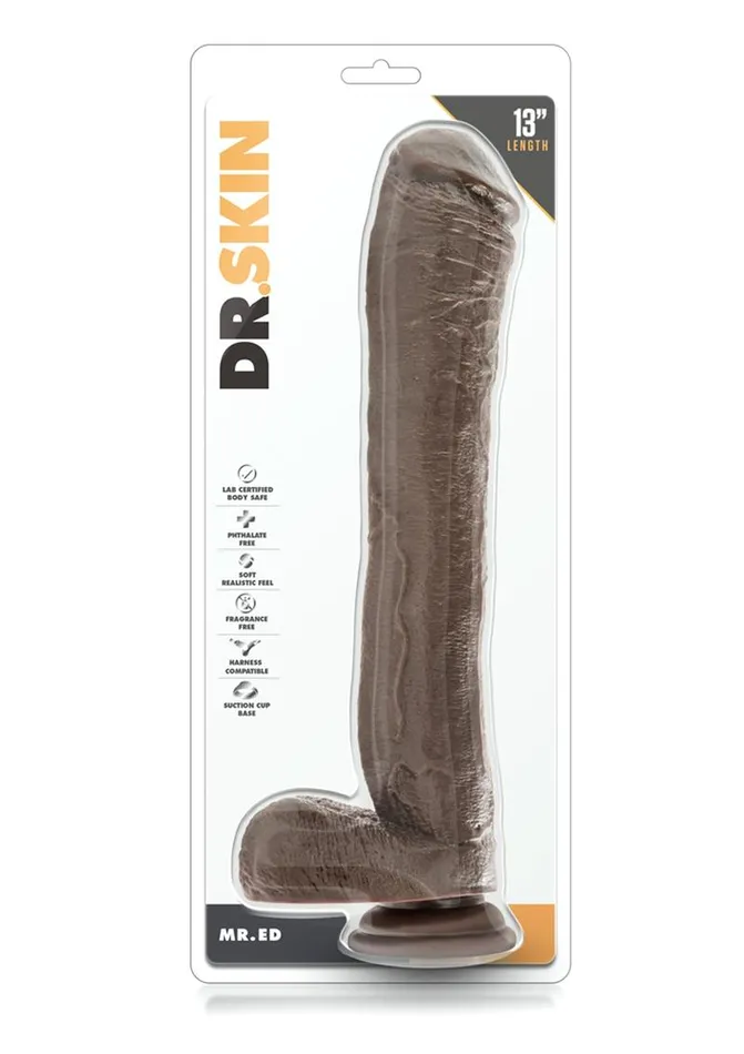 Dildos Dr Skin Mr Ed Dildo with Balls and Suction Cup Dr Skin