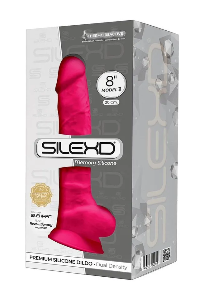 Dildos SilexD SilexD Model 3 Xd04 Silicone Realistic Dual Dense Dildo
