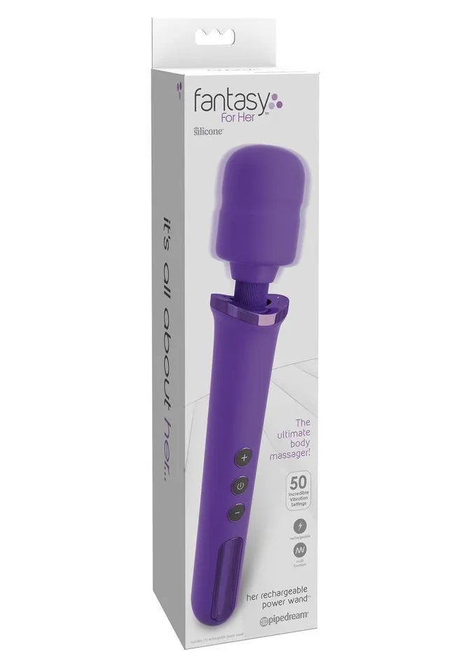 Fantasy For Her Female Sex Toys Fantasy For Her Rechargeable Power Wand Multispeed Silicone Fantasy For Her Female Sex Toys Fantasy For Her Rechargeable Power Wand Multispeed Silicone