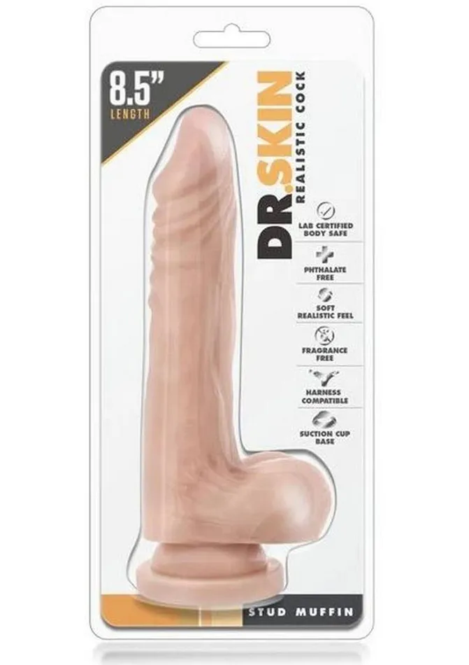 Female Sex Toys Dr Skin Stud Muffin Dildo Dr Skin