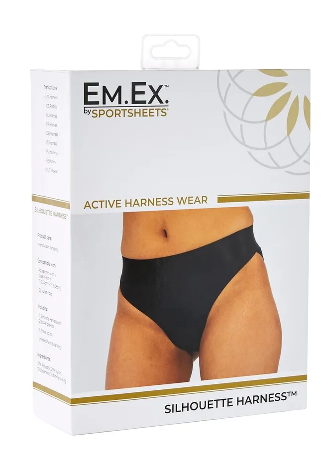Female Sex Toys EMEX EmEx Active Harness Wear Silhouette Harness Bikini Cut