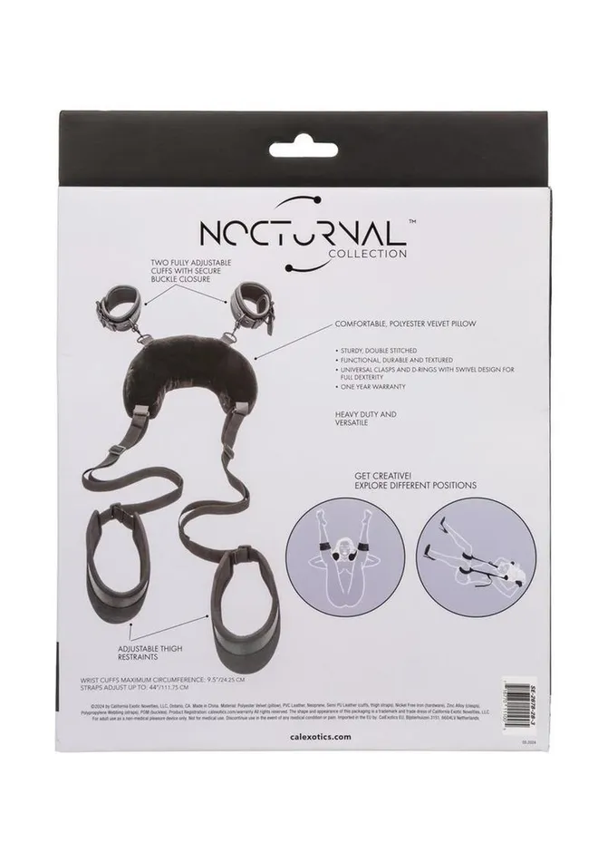 Female Sex Toys Nocturnal Nocturnal Collection Position Strap with Pillow
