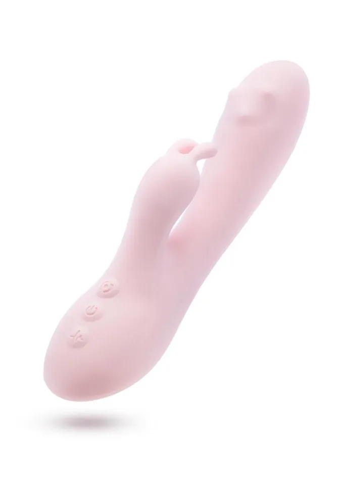 Female Sex Toys Play with Me by Blush Play with Me Fairy Flutter Rechargeable Silicone Rabbit Vibrator