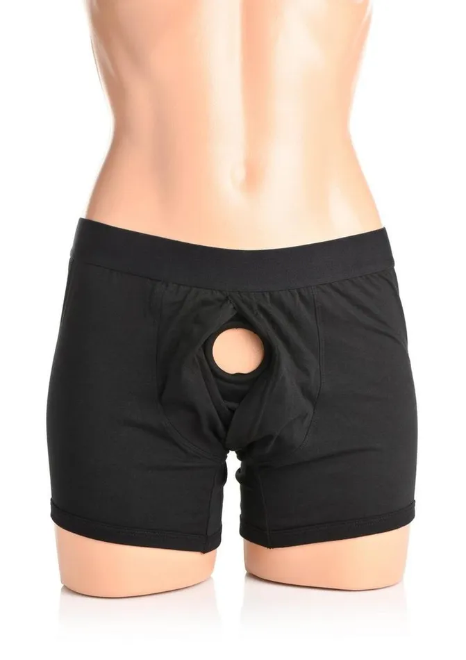 Female Sex Toys Strap U Incognito Boxer Harness with Hidden ORing STRAP U