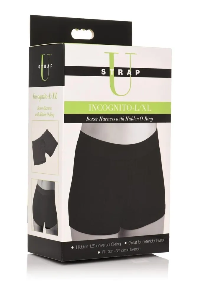 Female Sex Toys Strap U Incognito Boxer Harness with Hidden ORing STRAP U