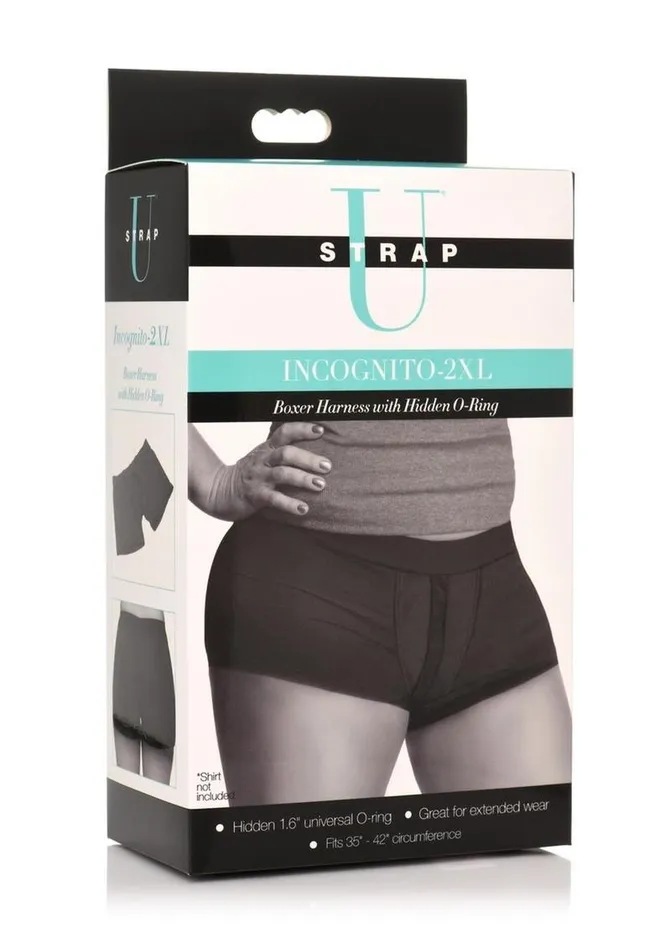 Female Sex Toys Strap U Incognito Boxer Harness with Hidden ORing STRAP U