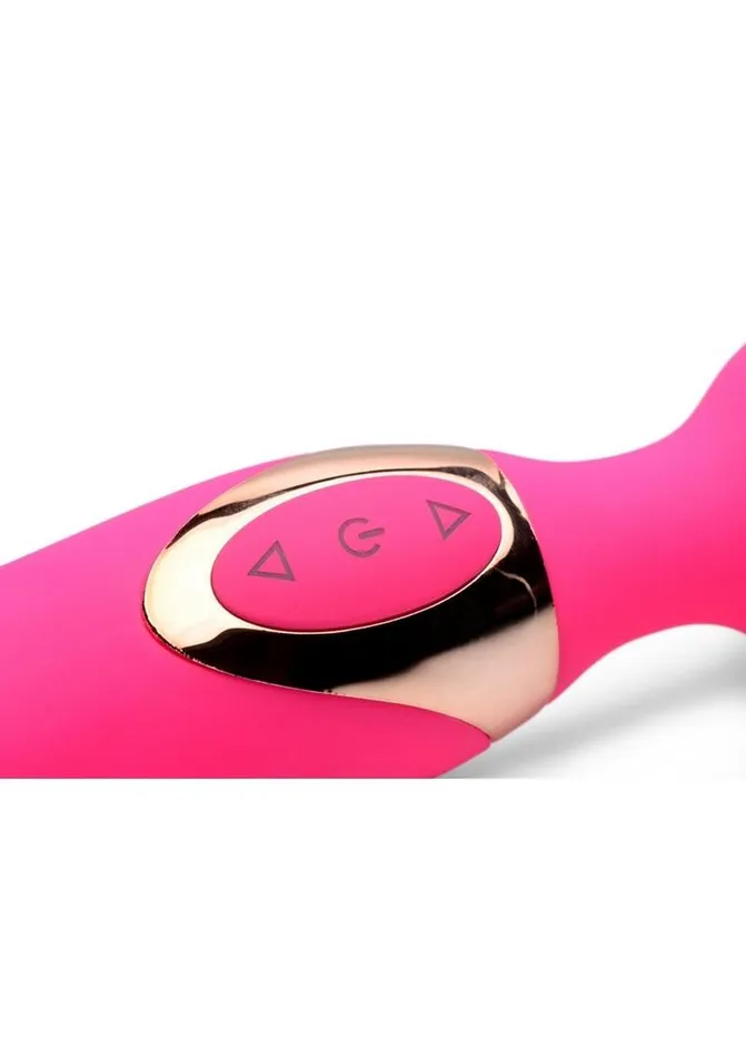 Female Sex Toys Wand Essentials Double Silicone Vibrating Wand Massager Wand Essentials Female Sex Toys Wand Essentials Double Silicone Vibrating Wand Massager Wand Essentials