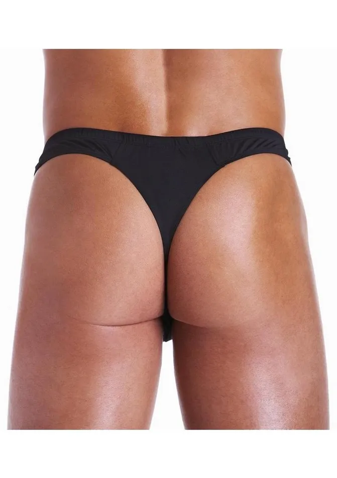 Fundies Unzip It Thong with Black Zorro Mask Fundies Anal