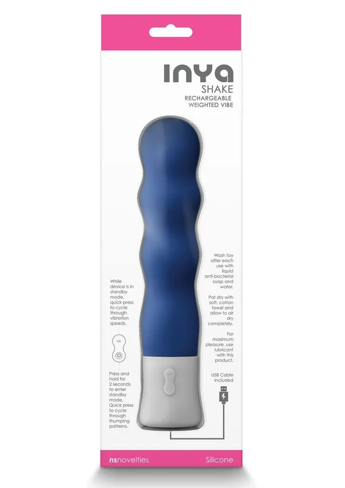 Inya Female Sex Toys Inya Shake Rechargeable Silicone Vibrator