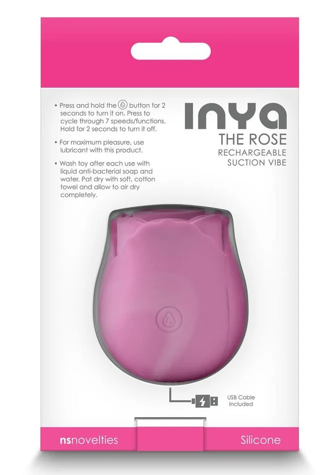 Inya Female Sex Toys Inya The Rose Rechargeable Silicone Clitoral Stimulator Inya Female Sex Toys Inya The Rose Rechargeable Silicone Clitoral Stimulator