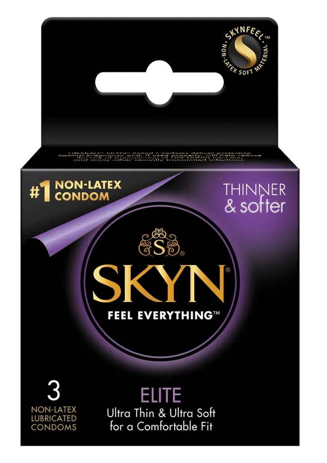 Lifestyles Male Sex Toys LifeStyles Skyn Elite Non Latex Lubricated Condoms