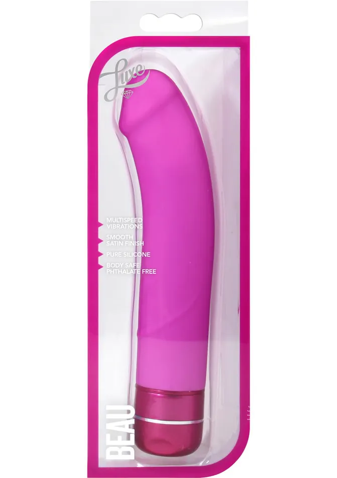 Luxe Female Sex Toys Luxe Beau Vibrating Silicone Dildo