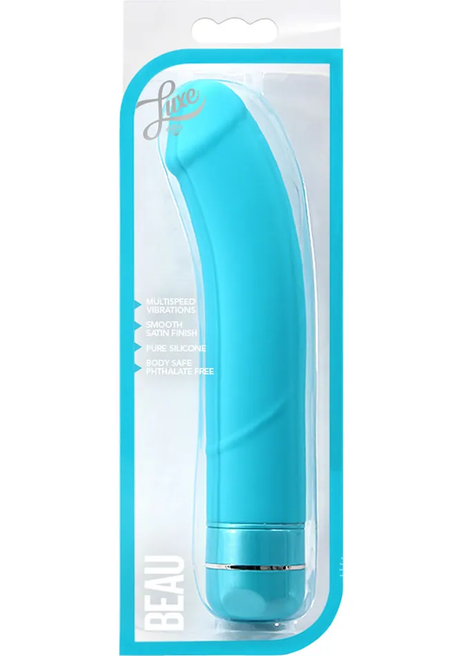 Luxe Female Sex Toys Luxe Beau Vibrating Silicone Dildo