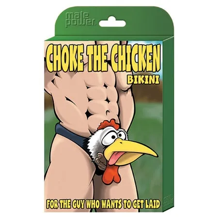 Male Power Novelty Choke The Chckn Bikni Blk 1SZ Male Power Male Sex Toys