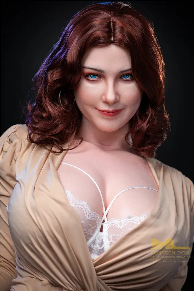 Male Sex Toys 160cm5ft3 Icup BBW Big Booty Silicone Sex Doll S12 Carmel Irontech Doll