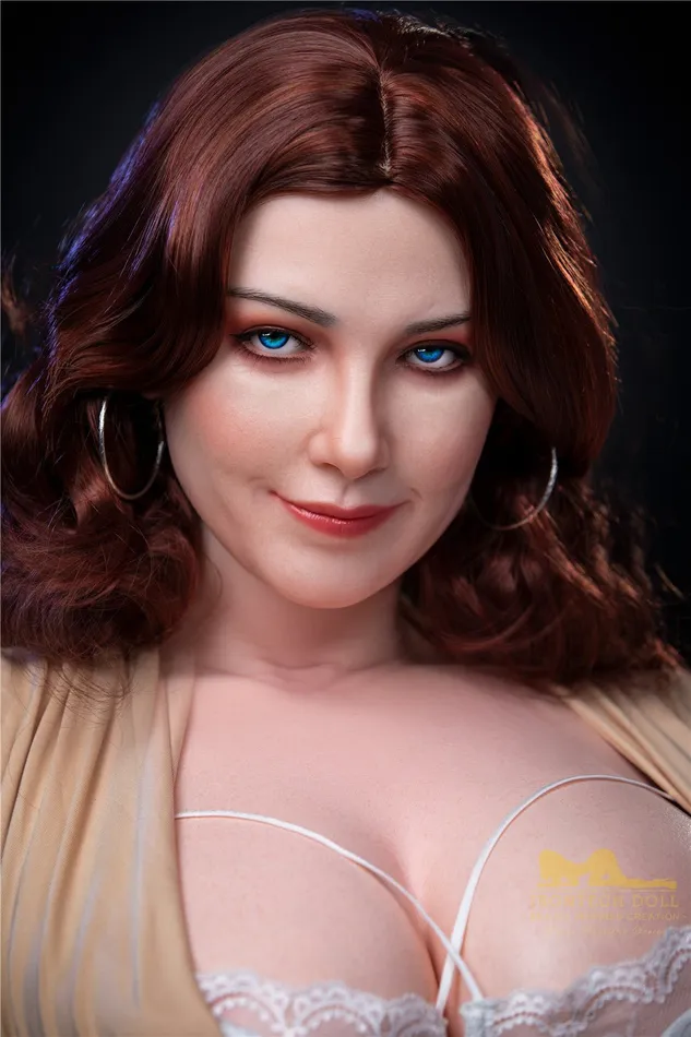 Male Sex Toys 160cm5ft3 Icup BBW Big Booty Silicone Sex Doll S12 Carmel Irontech Doll