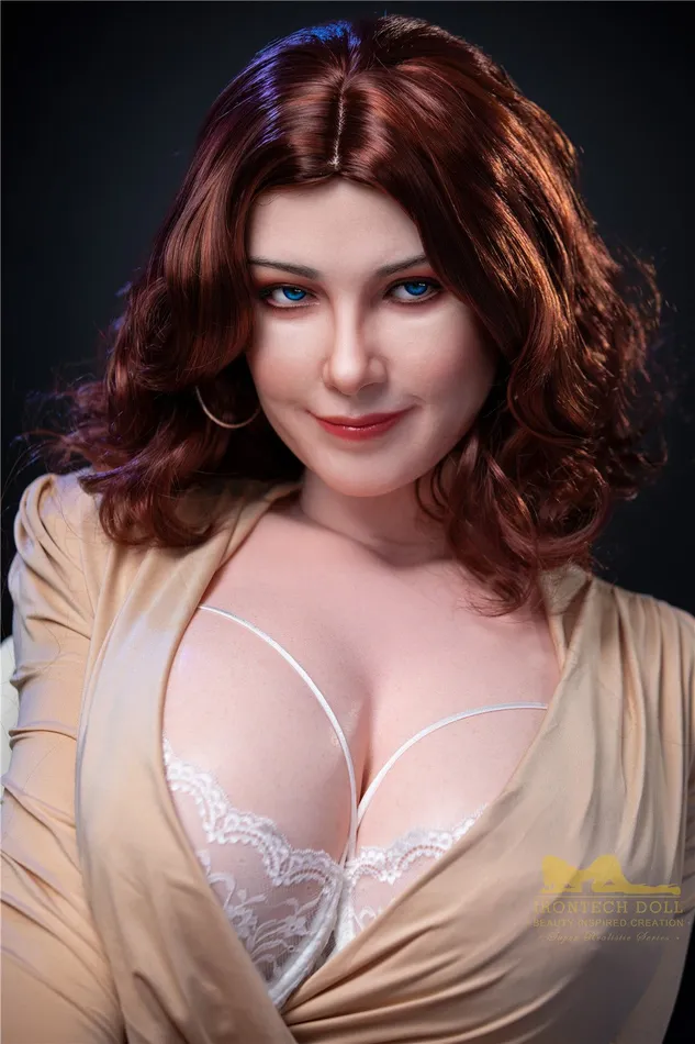 Male Sex Toys 160cm5ft3 Icup BBW Big Booty Silicone Sex Doll S12 Carmel Irontech Doll