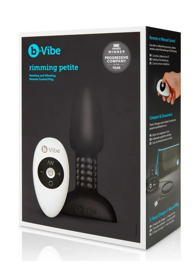Male Sex Toys bVibe BVibe Rimming Petite Rechargeable Silicone Anal Plug with Remote Control Male Sex Toys bVibe BVibe Rimming Petite Rechargeable Silicone Anal Plug with Remote Control