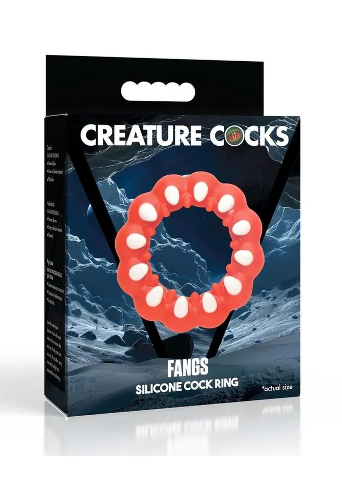 Male Sex Toys Creature Cocks Fangs Silicone Cock Ring Creature Cocks