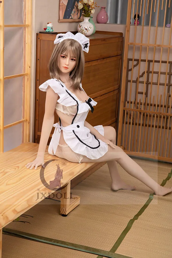 Male Sex Toys JX Doll 160cm5ft3 Dcup Japanese Silicone Head Sex Doll Yua