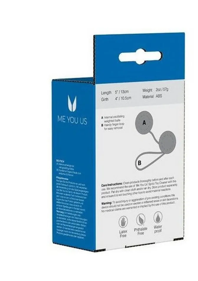 Me You Us Vibrators ME YOU US Silver Touch Kegel Love Balls