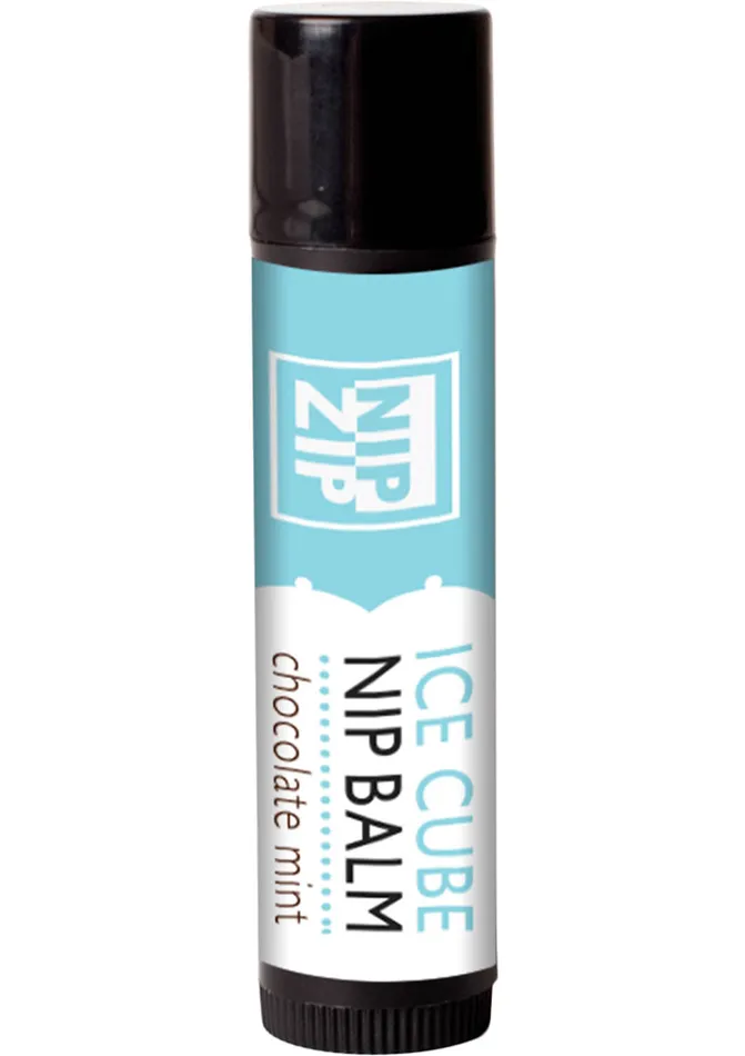 Nip Zip Vibrators Sensuva Nip Zip Ice Cube Nip Balm Chocolate Mint Flavor