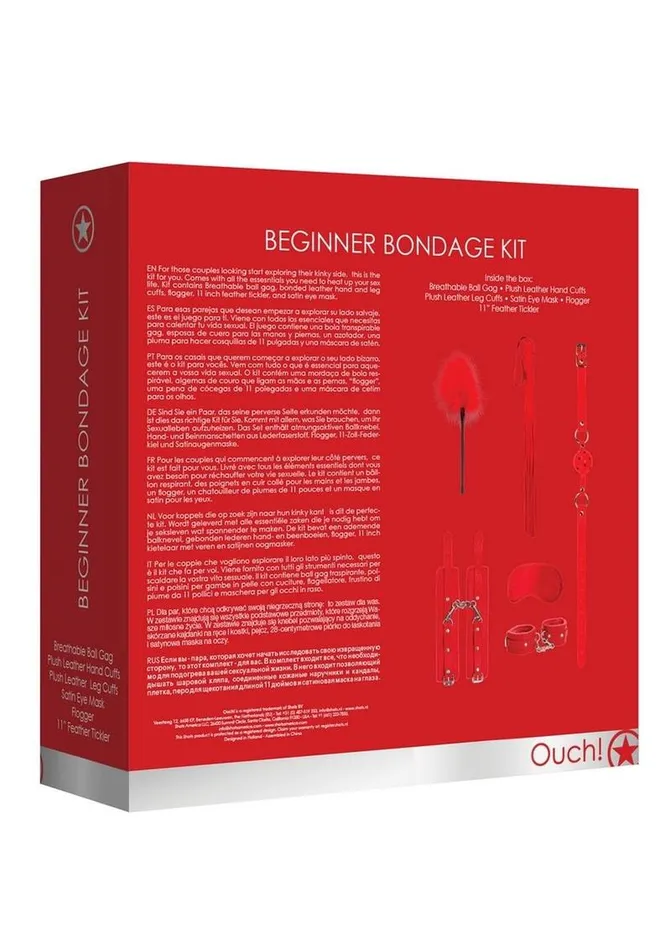 Ouch Kits Beginners Bondage Kit Ouch Couples