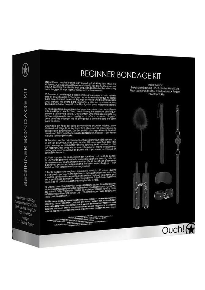 Ouch Kits Beginners Bondage Kit Ouch Couples