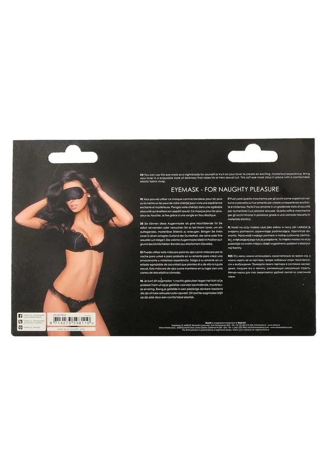 Ouch Male Sex Toys Ouch Soft Eyemask