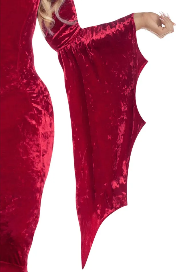 Party King Vibrators Vamp Dress Red Costume Party King Vibrators Vamp Dress Red Costume
