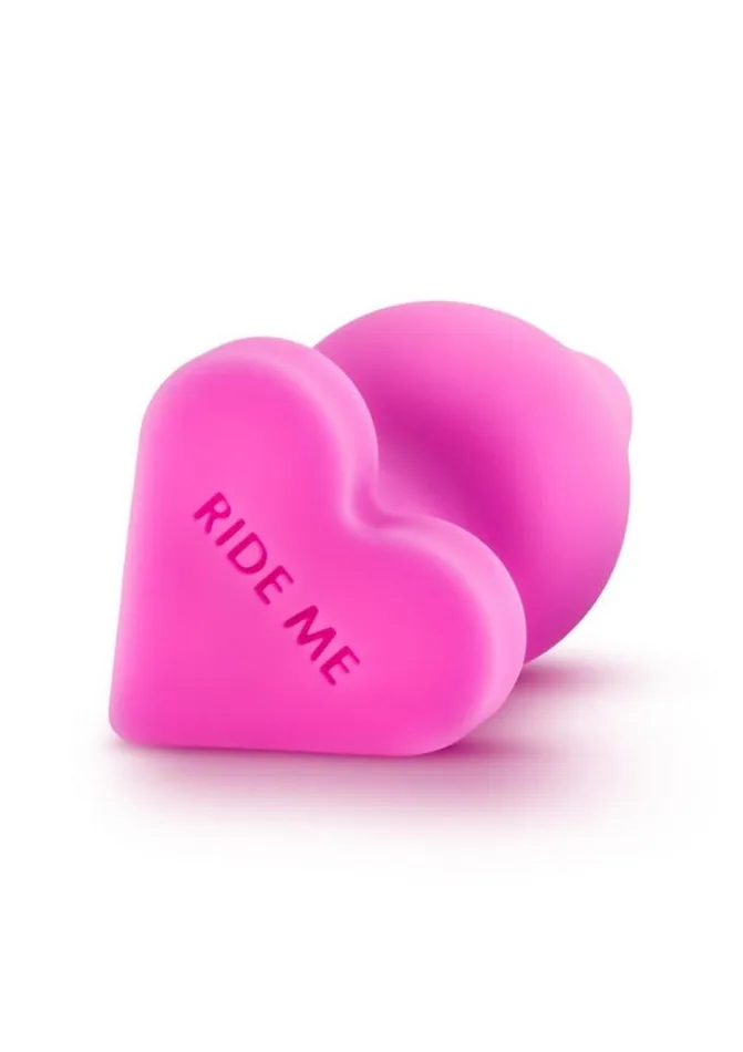 Play with Me Naughtier Candy Heart Ride Me Silicone Butt Plug Play with Me by Blush Anal