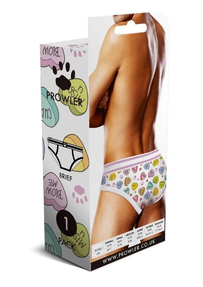 Prowler Prowler Candy Hearts Brief Female Sex Toys