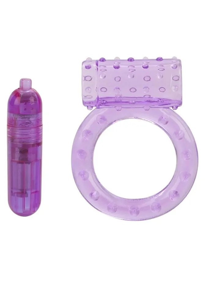 Rings Couples One Touch Nubby Vibrating Cock Ring