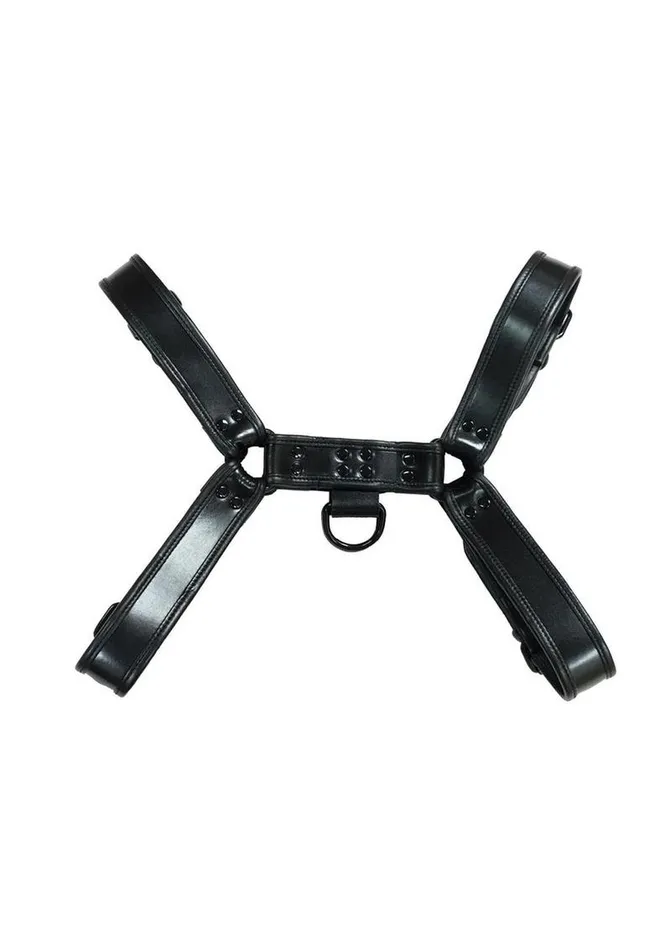 Rouge Rouge Over The Head Adjustable Leather Harness Female Sex Toys