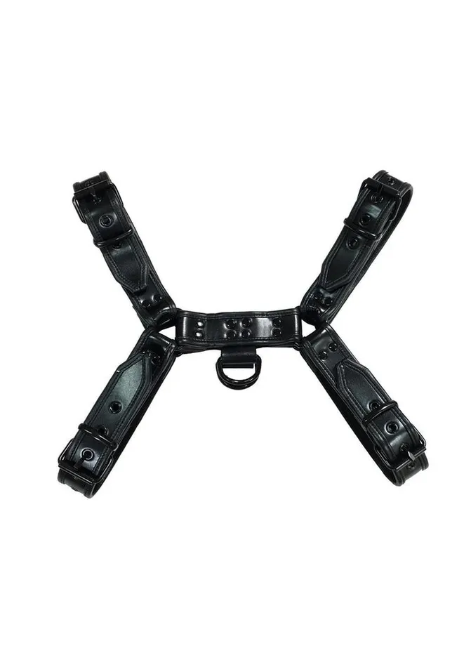 Rouge Rouge Over The Head Adjustable Leather Harness Female Sex Toys