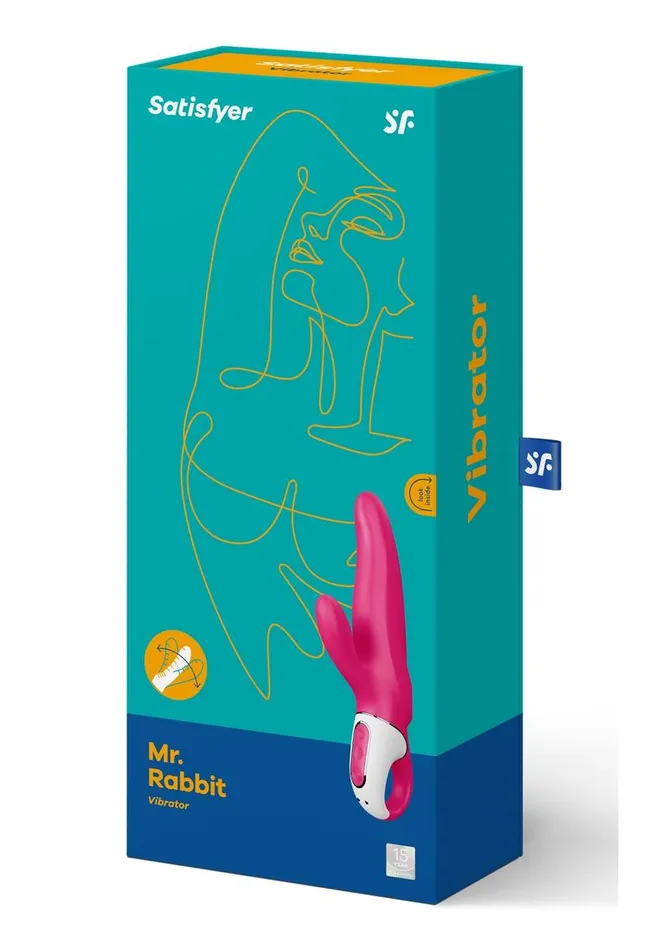 Satisfyer Vibrators Satisfyer Mr Rabbit Vibrator GSpot and Clitoris Stimulator Waterproof Satisfyer Vibrators Satisfyer Mr Rabbit Vibrator GSpot and Clitoris Stimulator Waterproof