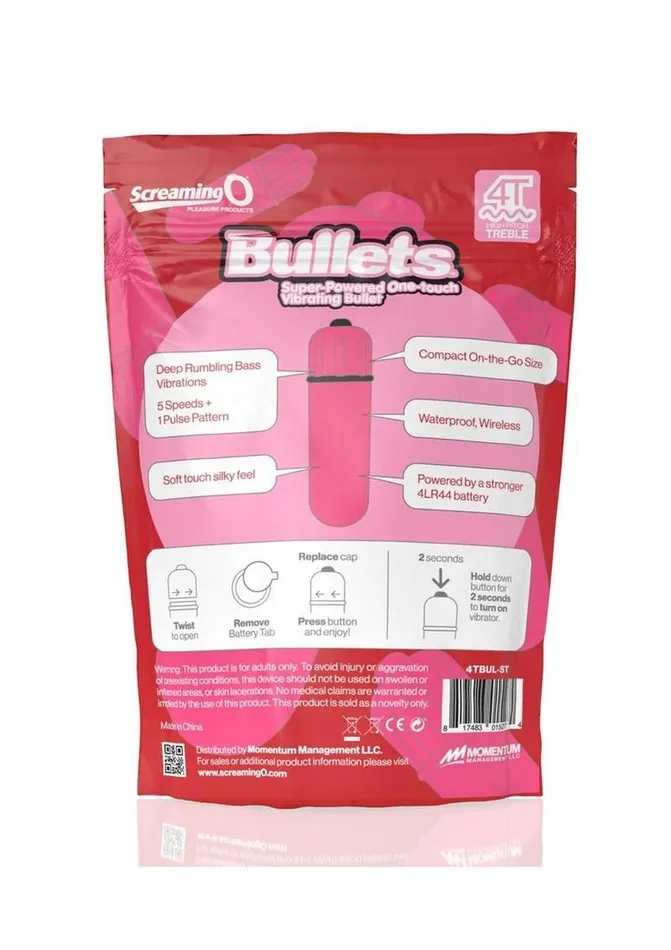 Screaming O Female Sex Toys Screaming O 4t Bullet Vibrator